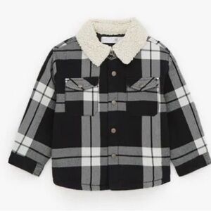 Zara Baby Boys plaid jacket Size 18-24 M